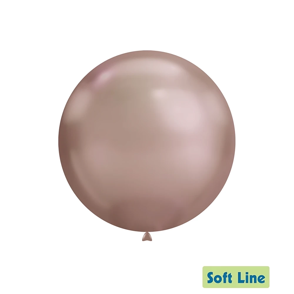 Palloncini Soft Line Cromati 18 pollici (46cm) Rosa Gold 118, 20pz.