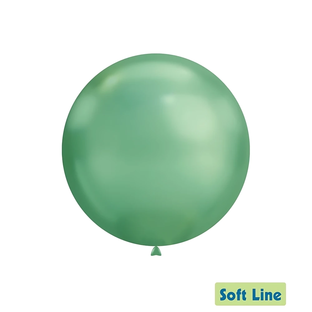Palloncini Soft Line Cromati 18 pollici (46cm) Verde 121, 20pz.
