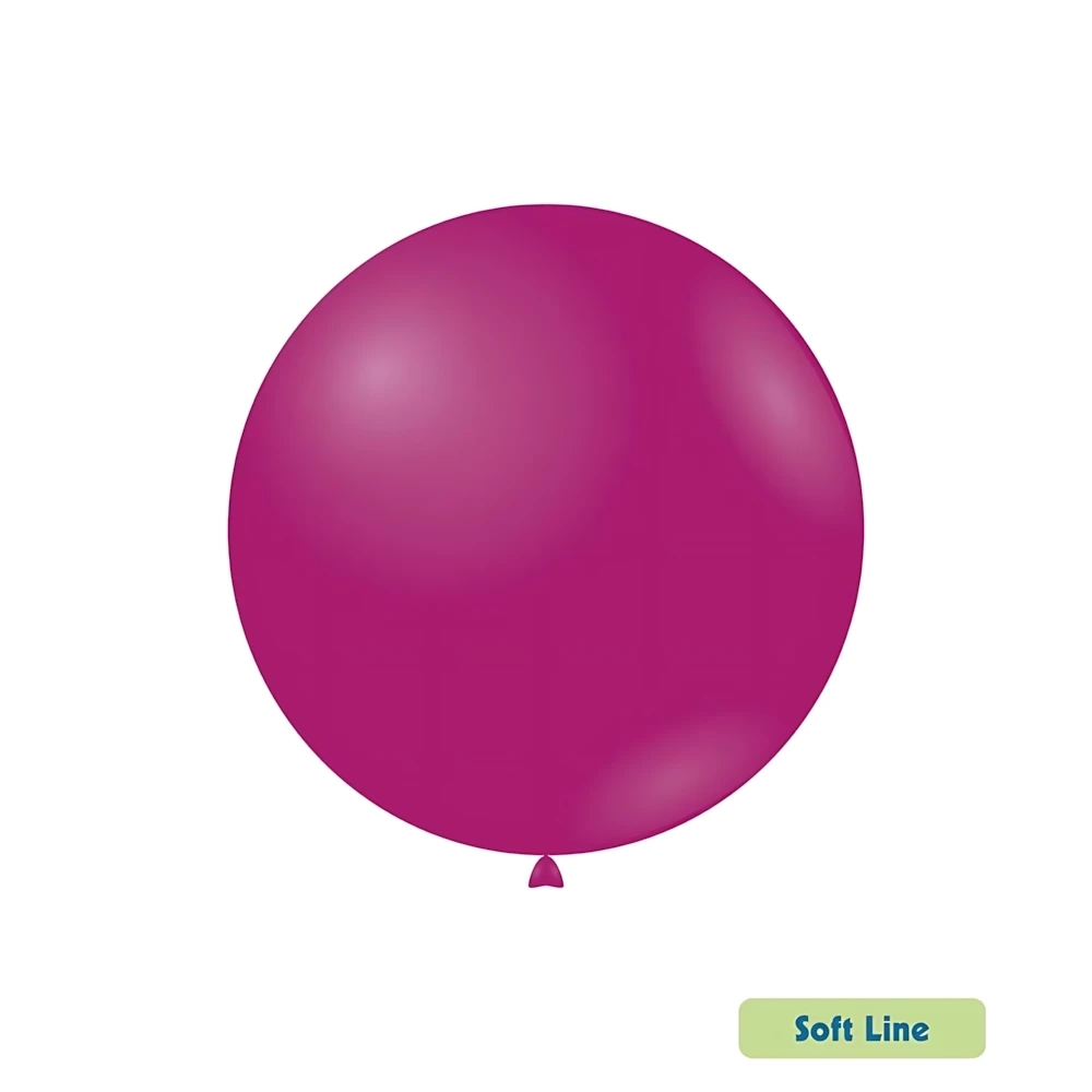 Palloncini Soft Line Pastello 18 pollici (46cm) Magenta 135, 20pz.