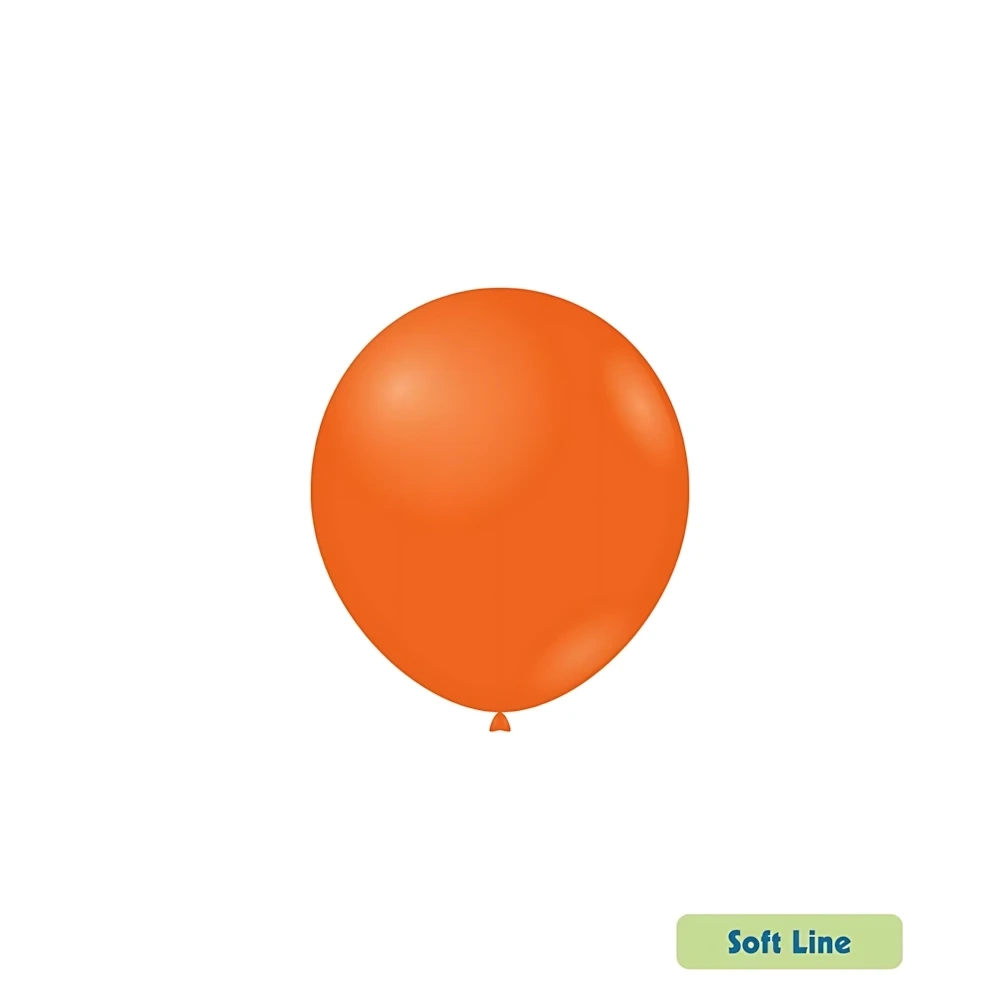 Palloncini Soft Line Pastello 5 pollici (13cm) Arancione 131, 100pz.