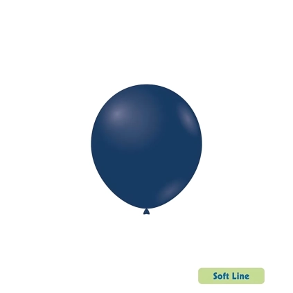 Palloncini Soft Line Pastello 5 pollici (13cm) Midnight Blu 137, 100pz.