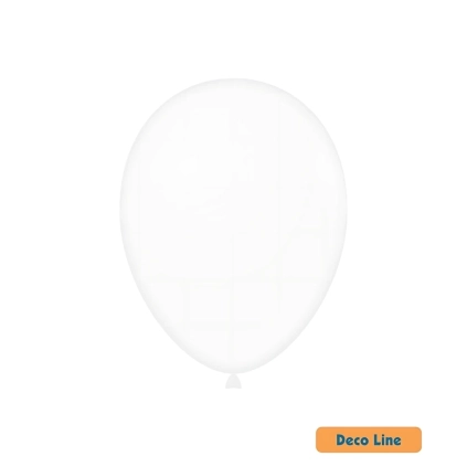 Palloncini Deco Line pastello 12" (30cm) Bianco 200, 50pz.
