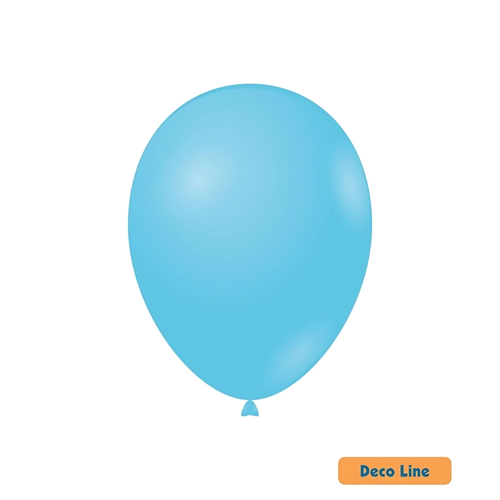 Palloncini Deco Line pastello 12" (30cm) Azzurro Cielo 211, 50pz.