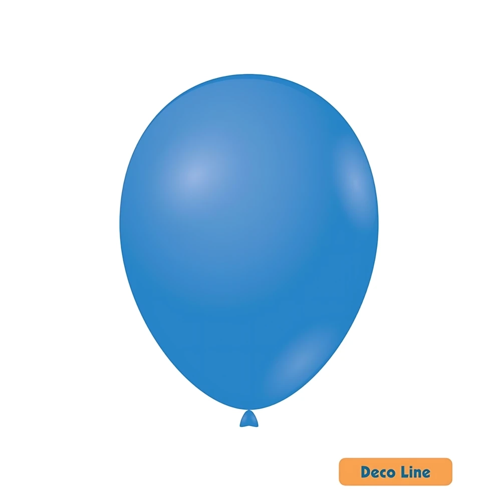 Palloncini Deco Line pastello 12" (30cm) Blu Cobalto 213, 50pz.