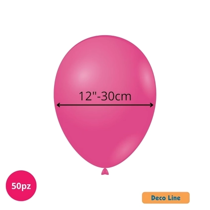 Palloncini Deco Line pastello 12" (30cm) Bubblegum 217, 50pz.