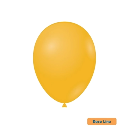 Palloncini Deco Line pastello 12" (30cm) Giallo Papaya 229, 50pz.