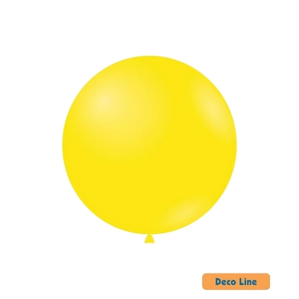 Palloncini Deco Line pastello 18" (46cm) Giallo Limone 203, 20pz.
