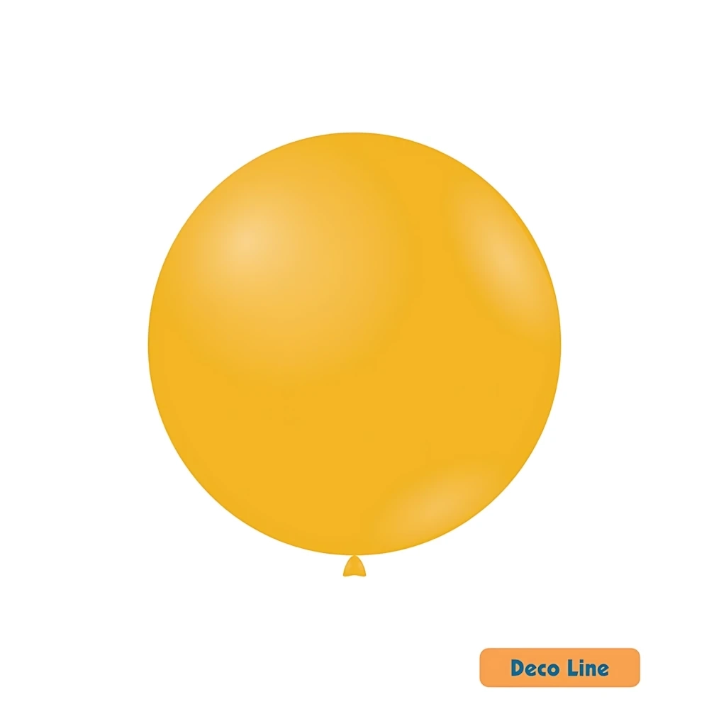 Palloncini Deco Line pastello 18" (46cm) Giallo Papaya 229, 20pz.