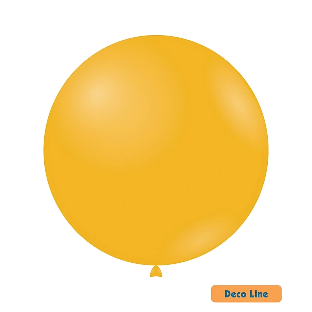 Palloncini Deco Line pastello 36" (91cm) Giallo Papaya 229, 2pz.