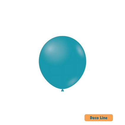 Palloncini Deco Line pastello 5" (13cm) Turchese 222, 100pz.