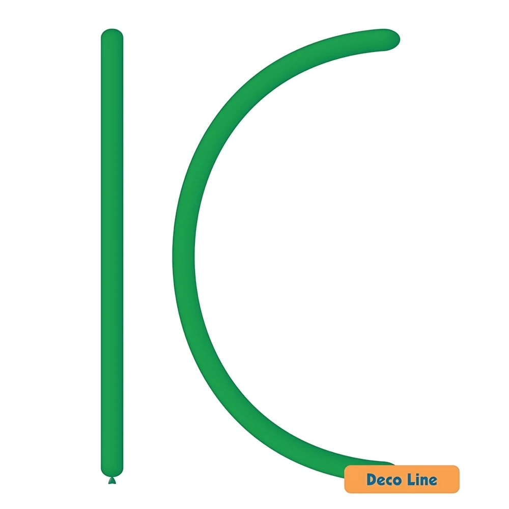 Palloncini modellabili 160 Deco Line pastello Verde Prato 204, 100pz.