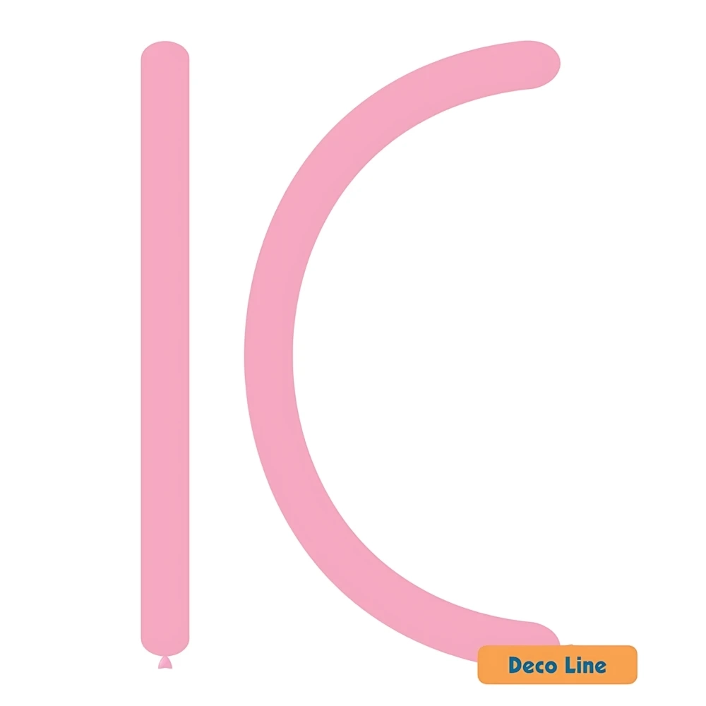 Palloncini modellabili 260Deco Line pastello Rosa Flamingo 225, 100pz.