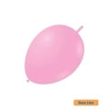 Palloncini link Deco Line pastello 11" (28cm) Rosa Flamingo 225, 50pz.