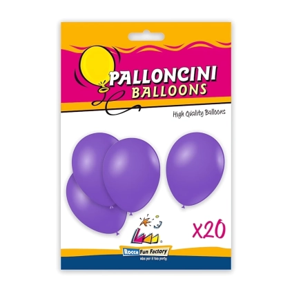 Palloncini classic line pastello 10" (26cm) lavanda 49, 20pz.