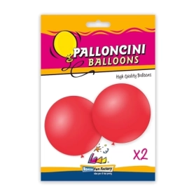 Palloncini classic line pastello 33" (86cm) rosso 19, 2pz.