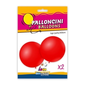 Palloncini classic line pastello 33" (86cm) rosso 28, 2pz.