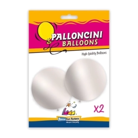 Palloncini classic line metallizzati 33" (86cm) perla 60, 2pz.