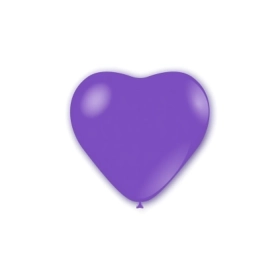 Palloncini cuore classic line pastello 11" (25cm) lavanda 49, 100pz.