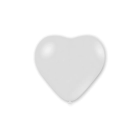Palloncini cuore classic line cristallo 11" (25cm) trasparente 57, 100pz.