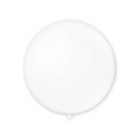 Palloncini classic line pastello 33" (86cm) bianco 10, 1pz.