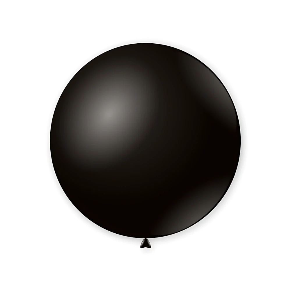Palloncini classic line pastello 33" (86cm) nero 15, 1pz.