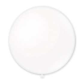 Palloncini classic line pastello 54" (133cm) bianco 10, 1pz.