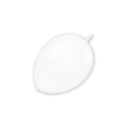 Palloncini link classic line pastello 6" (15cm) bianco 10, 100pz.