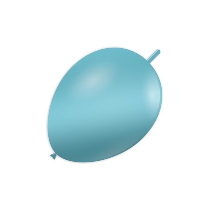 Palloncini link classic line metallizzati 13" (33cm) celeste 80, 100pz.
