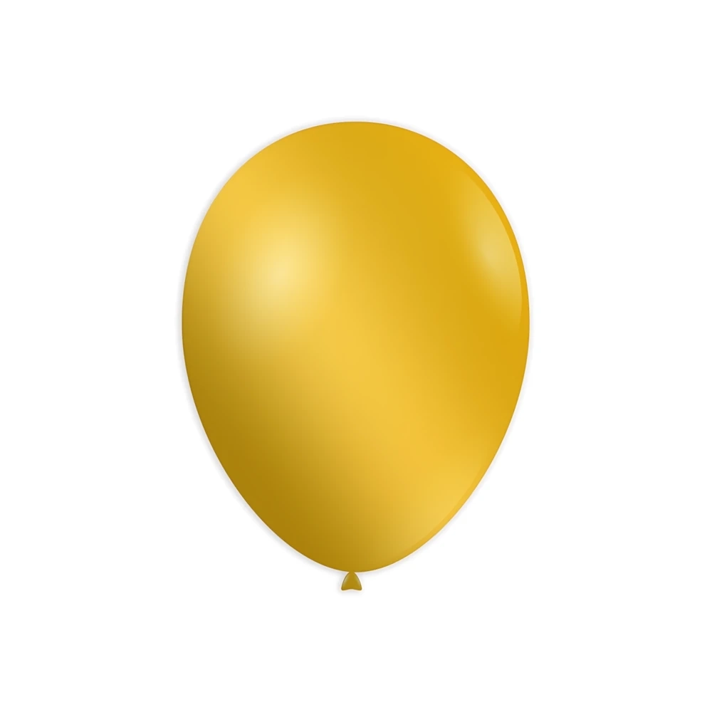 Palloncini classic line metallizzati 12" (30cm) giallo 64, 100pz.