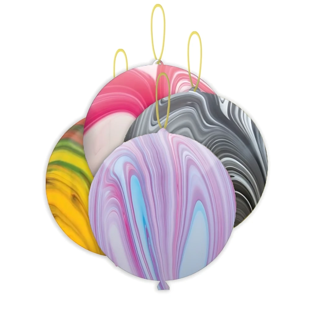 Palloncini punchball classic line marmorizzato 18" (46cm) assortiti, 50pz.