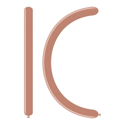 Palloncini modellabili D4 260 classic line metallizzati rosa gold 81, 100pz.