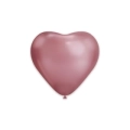 Palloncini cuore classic line Cromati 12" (30cm) rosa 91, 25pz.