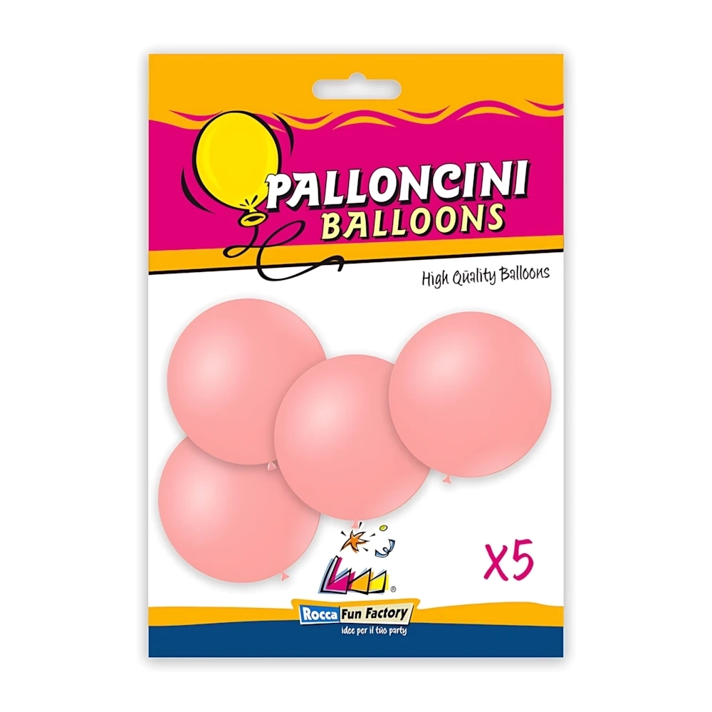 Palloncini classic line pastello 15" (38cm) rosa baby 40, 5pz.