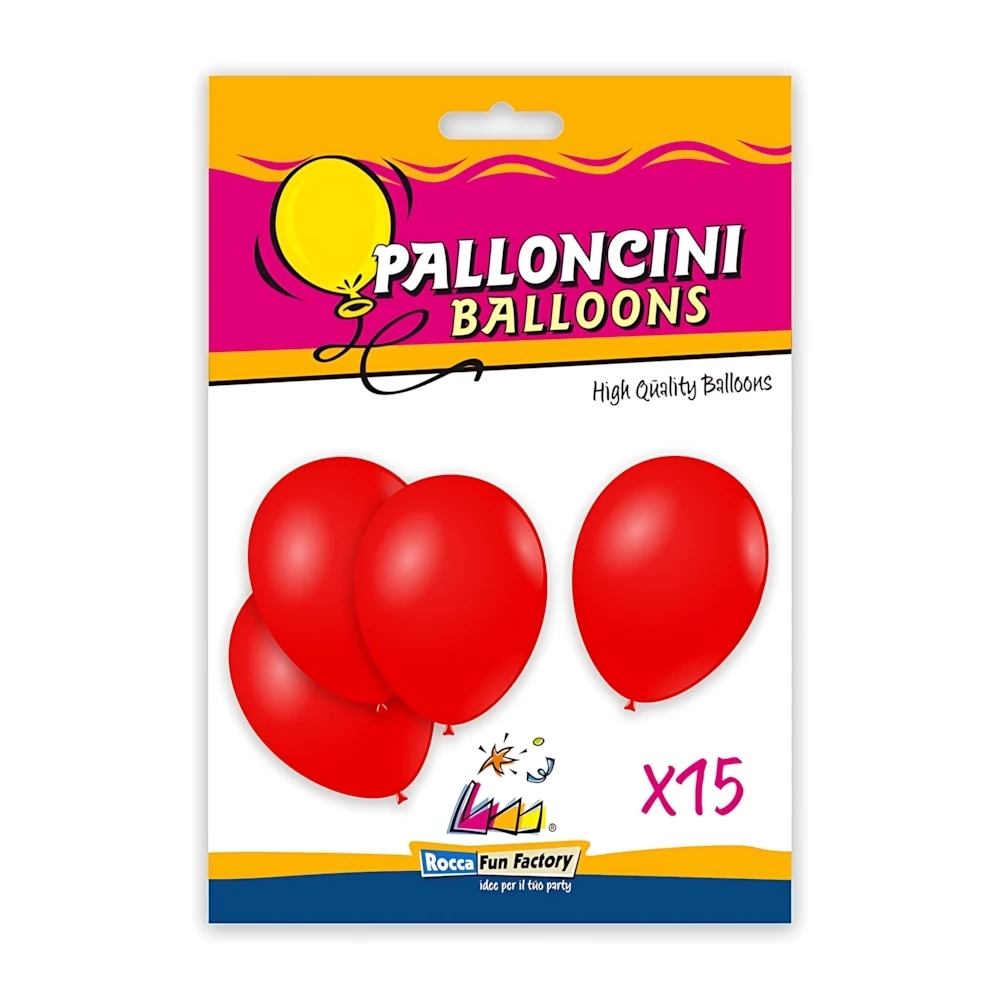 Palloncini classic line pastello 12" (30cm) rosso 28, 15pz.