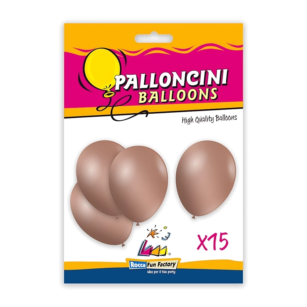 Palloncini classic line metallizzati 12" (30cm) rosa gold 81, 15pz.