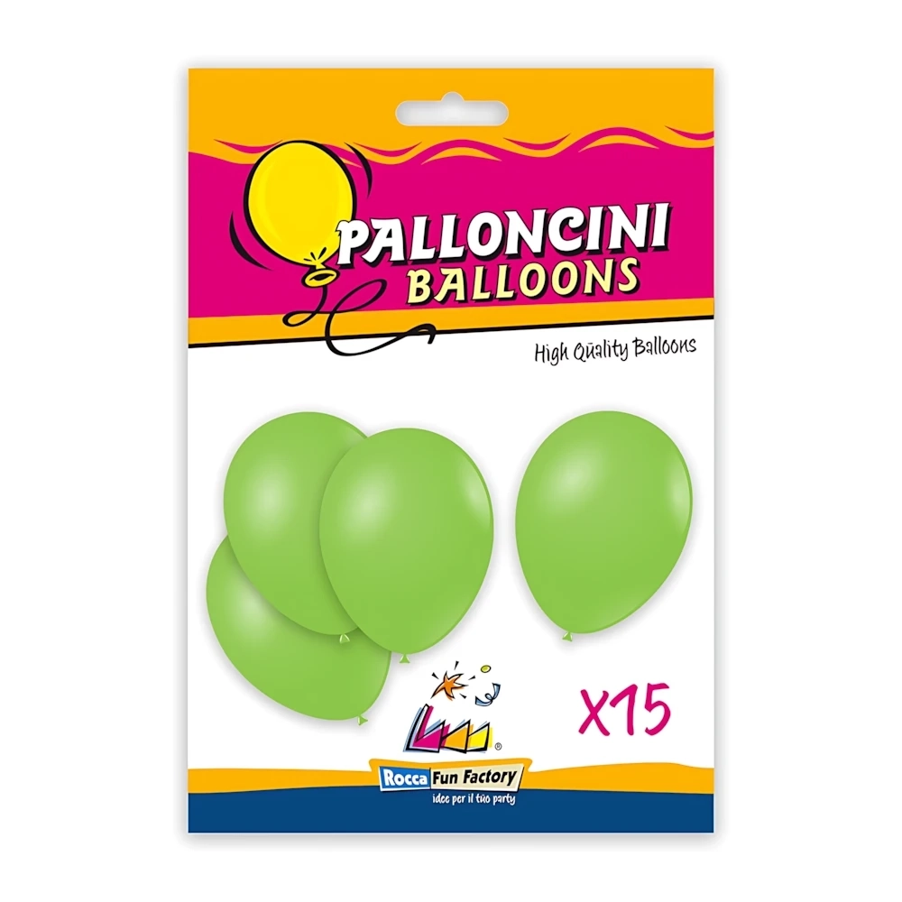 Palloncini classic line pastello 12" (30cm) verde 18, 15pz.