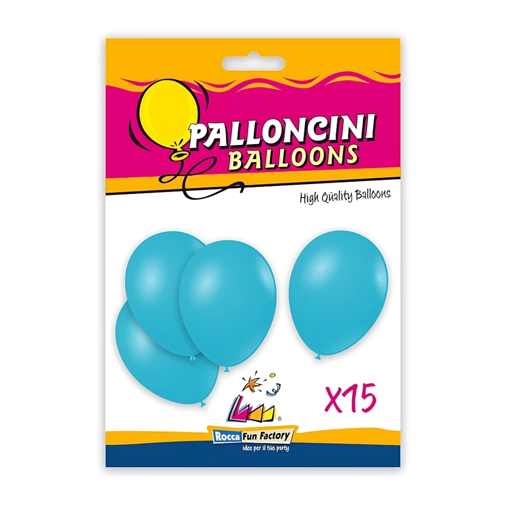 Palloncini classic line pastello 12" (30cm) celeste 46, 15pz.