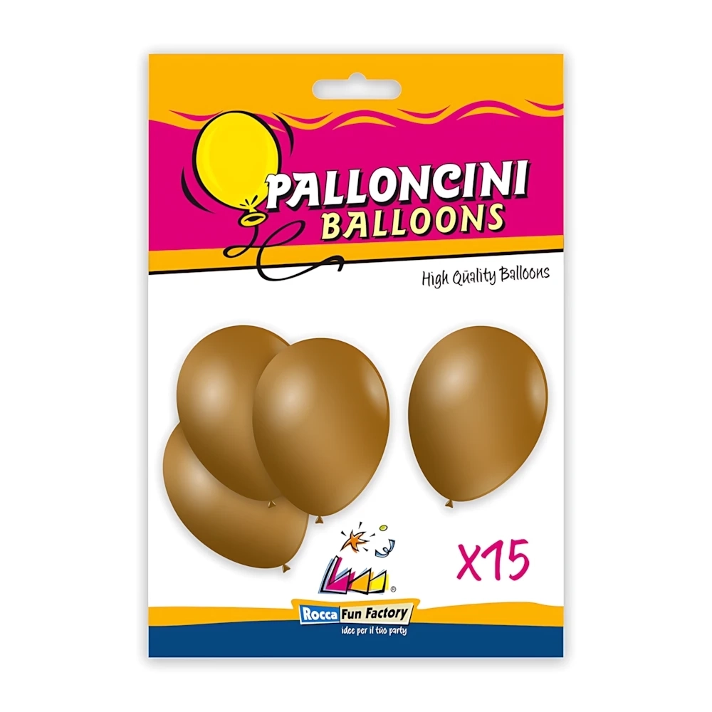 Palloncini classic line metallizzati 12" (30cm) oro 66, 15pz.