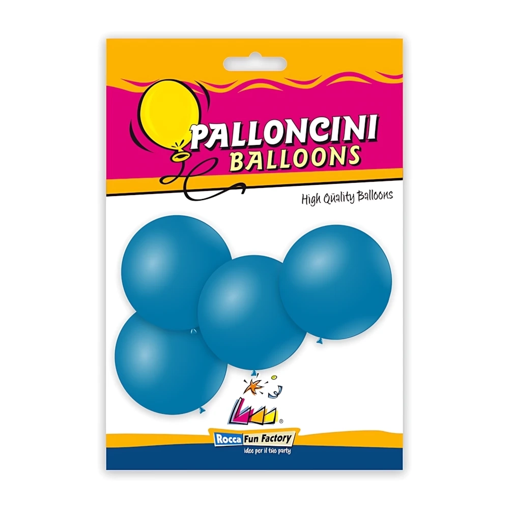 Palloncini classic line pastello 15" (38cm) blu 52, 5pz.