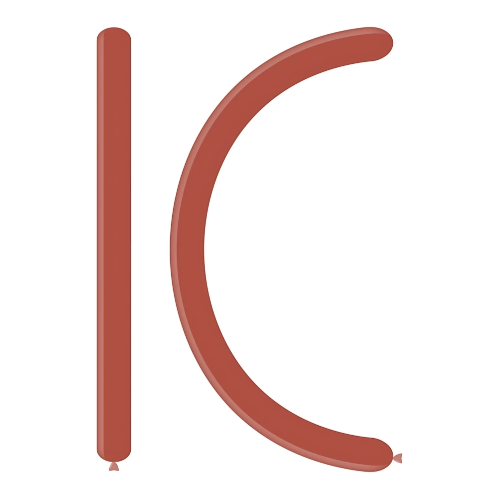 Palloncini modellabili D4 260 classic line pastello rosa antico 99, 100pz.