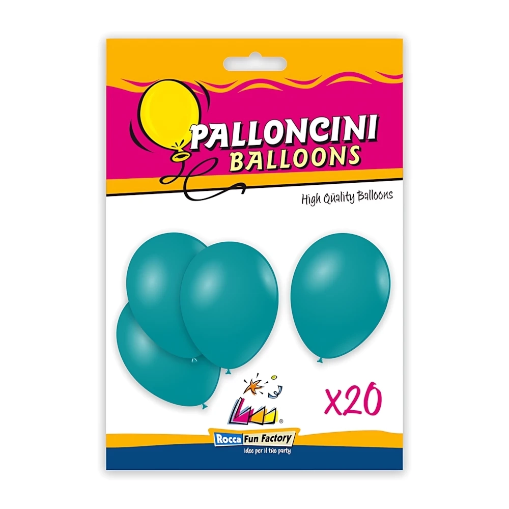 Palloncini classic line pastello 10" (26cm) turchese 33, 20pz.