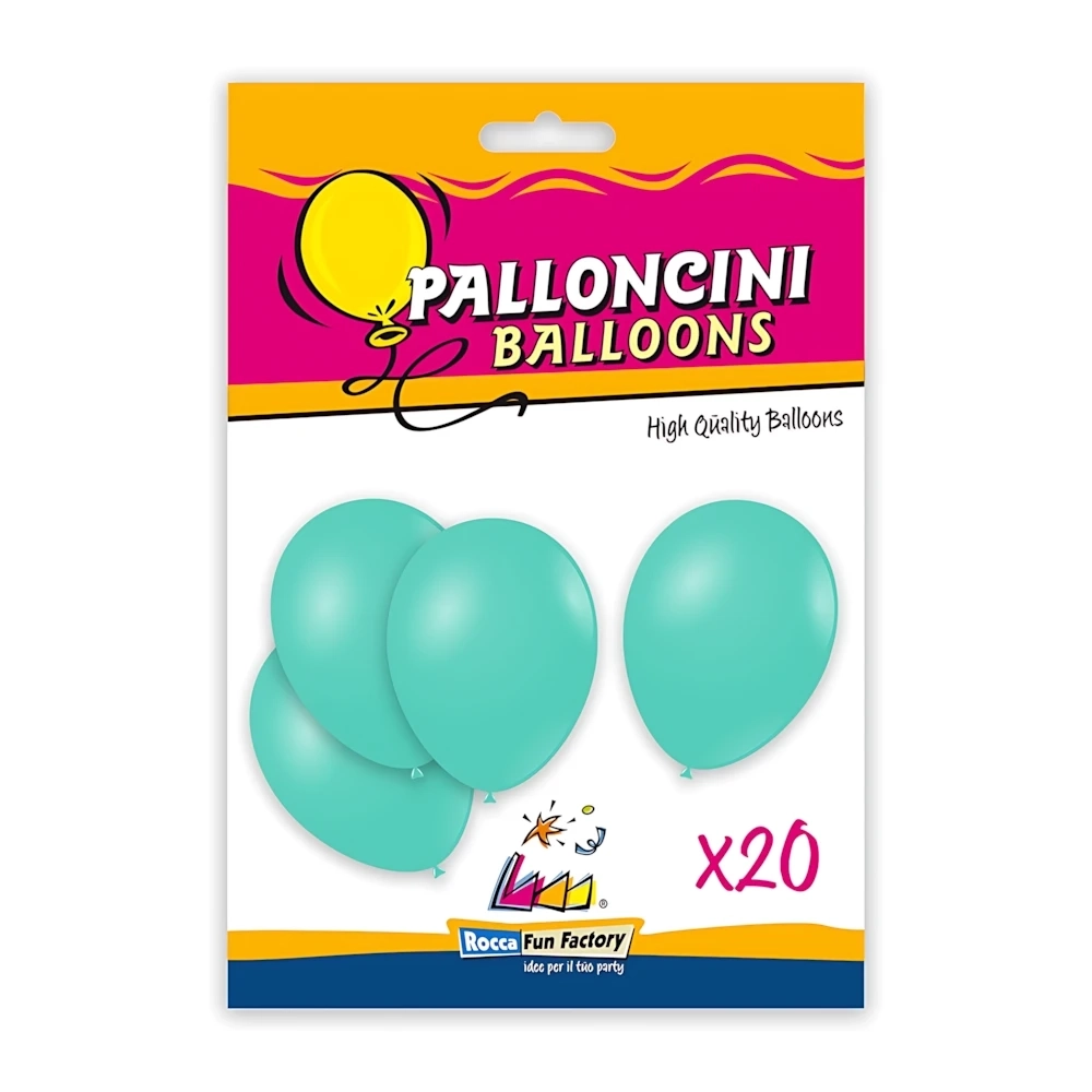 Palloncini classic line pastello 10" (26cm) acquamarina 51, 20pz.