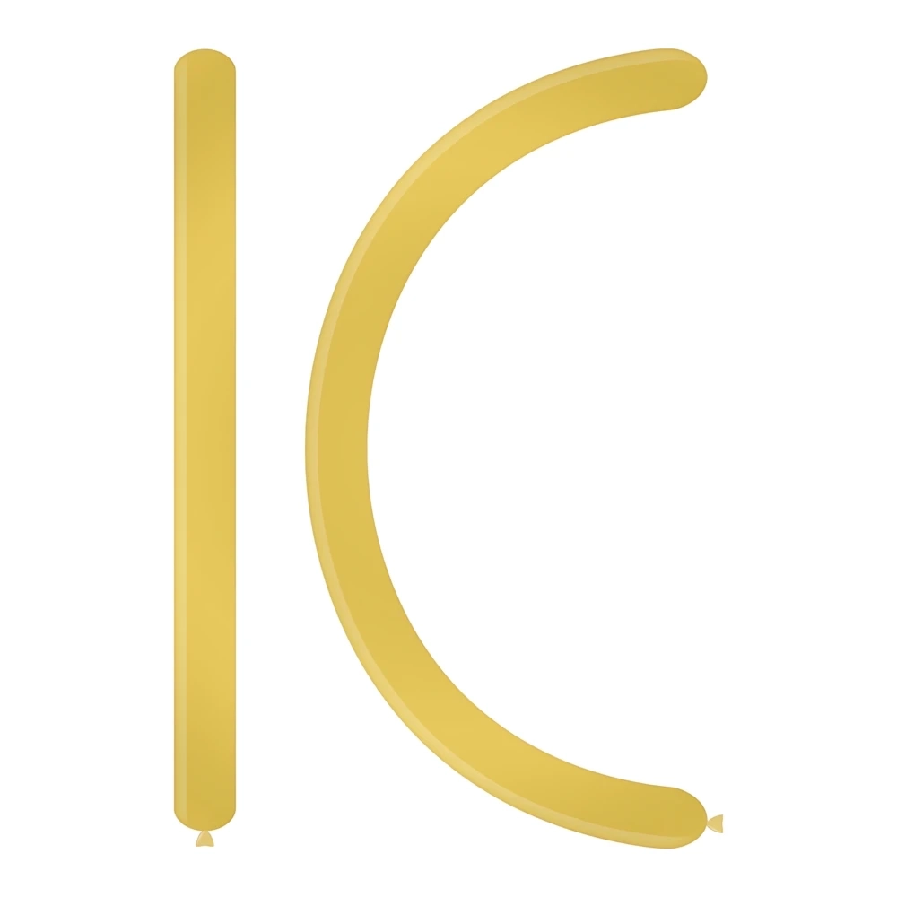 Palloncini modellabili D4 260 classic line metallizzati champagne 85, 100pz.