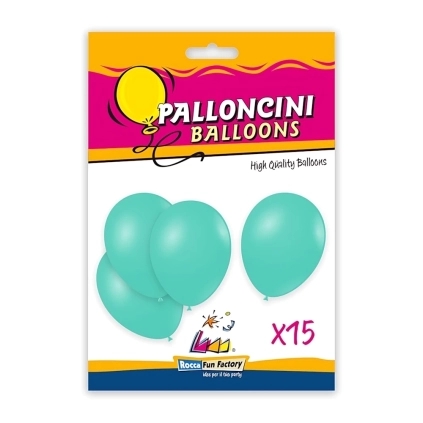 Palloncini classic line pastello 12" (30cm) acquamarina 51, 15pz.