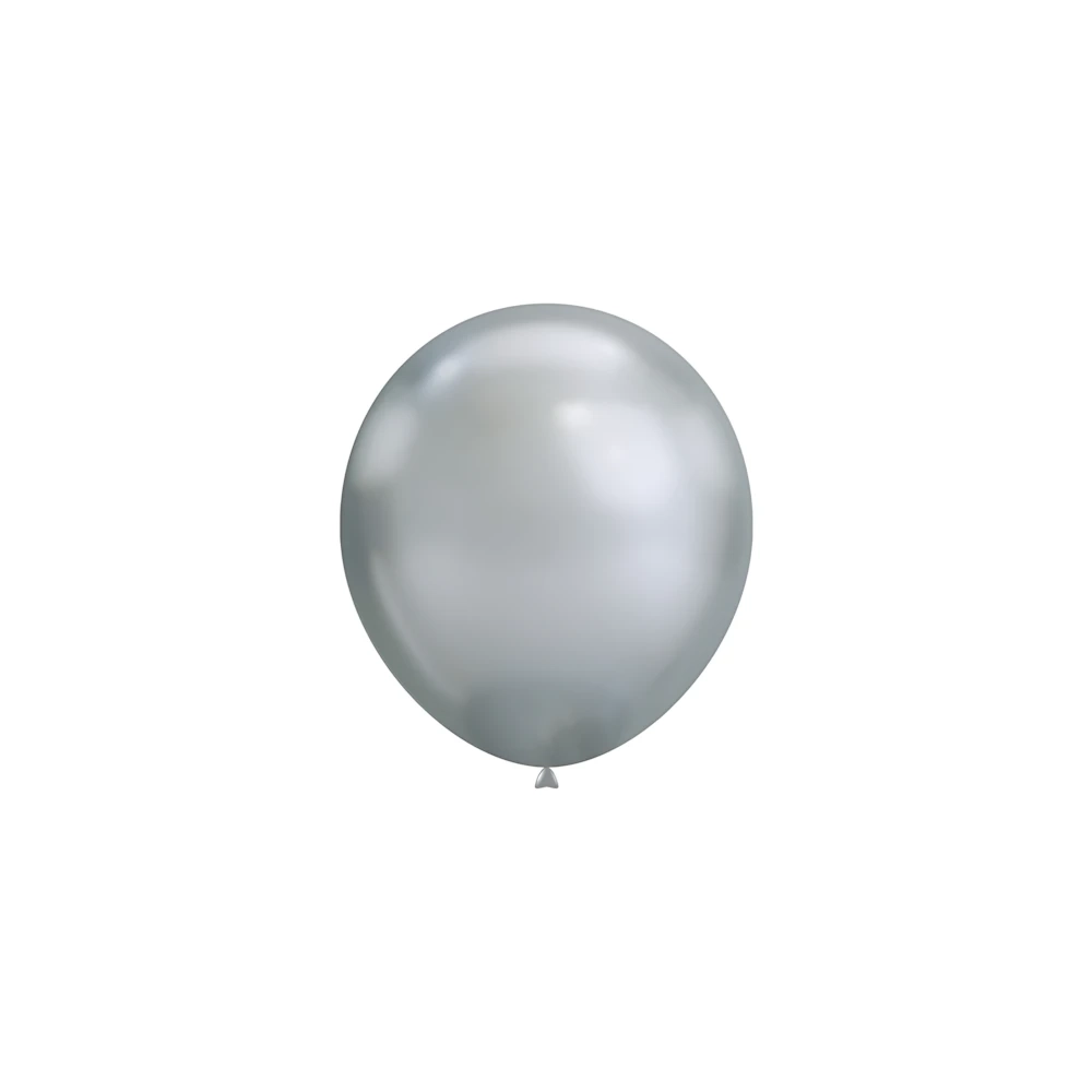 Palloncini classic line titanio 5" (13cm) argento 102, 100pz.