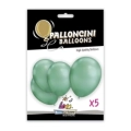 Palloncini classic line titanio 12" (30cm) verde 106, 5pz.