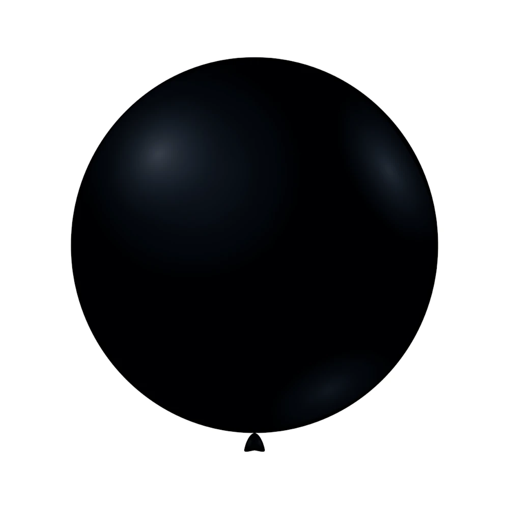 Palloncini classic line pastello 31" (80cm) nero 15, 1pz.
