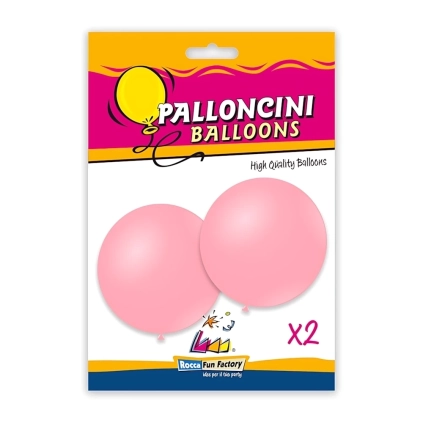Palloncini classic line pastello 33" (86cm) rosa shocking 24, 2pz.