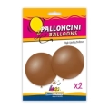 Palloncini classic line pastello 33" (86cm) marrone moka 83, 2pz.