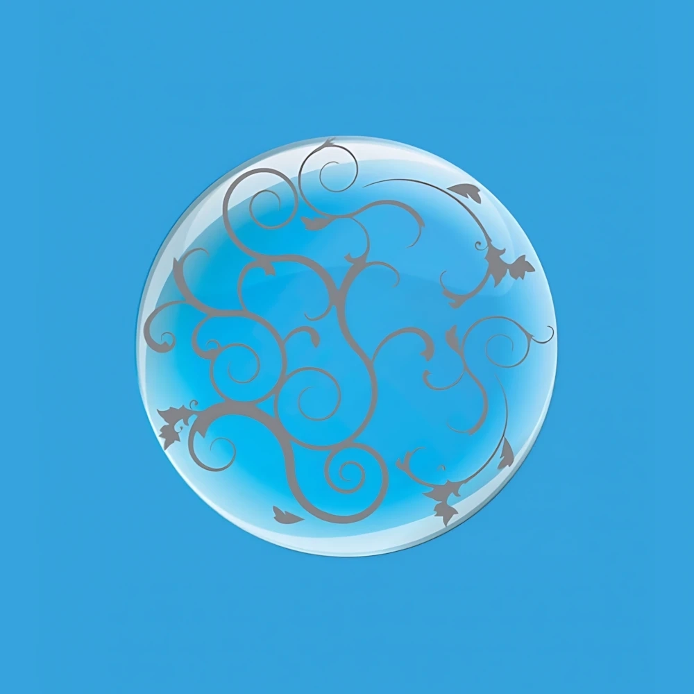 Palloncino Deco B-Loon Filigrana Stampa Argento  24" (60cm), 1pz.